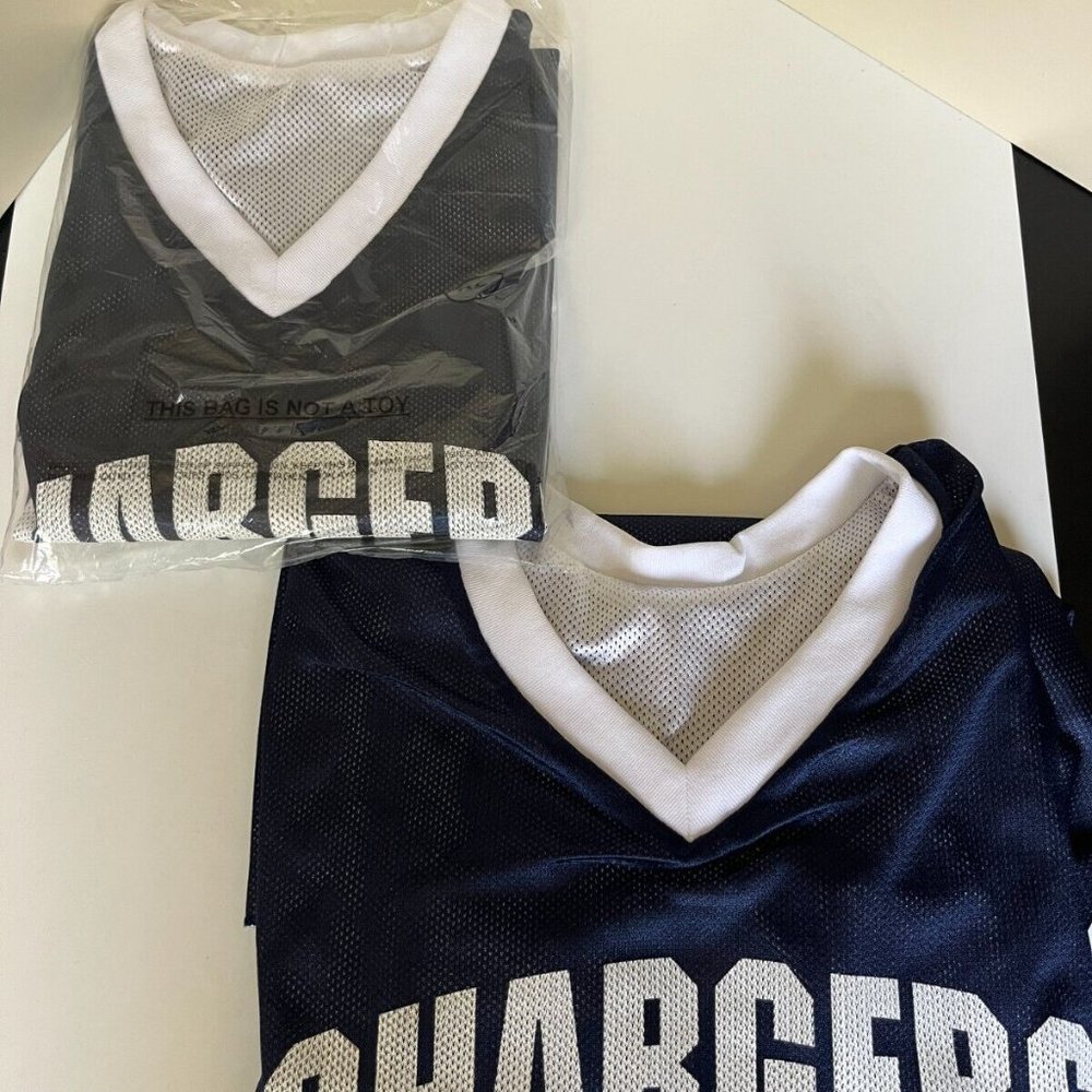 NFL Multicolor Los Angeles Chargers & Miami Dolphins Reversible Jersey Size XL - Picture 6 of 13